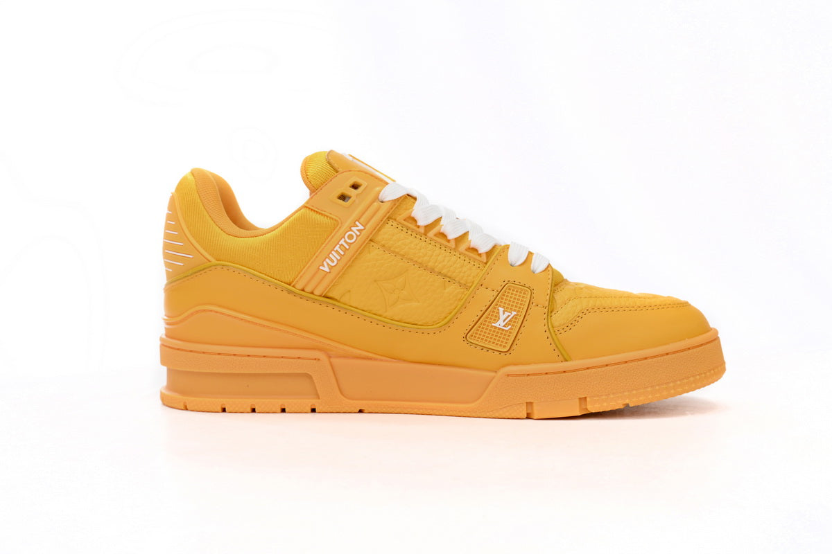 Louis Vuitton Trainer ‘ All Yellow Embossing'