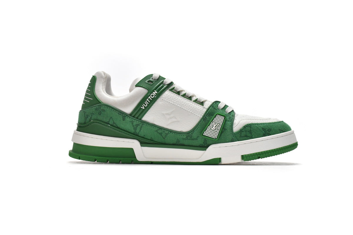 Louis Vuitton Trainer ‘Green Cloth Surface'