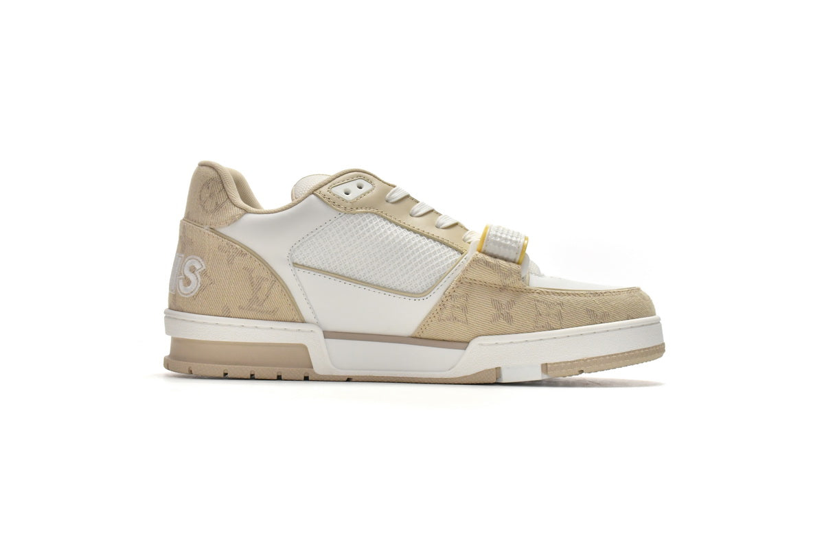 Louis Vuitton Trainer ‘Beige Cloth Cover’