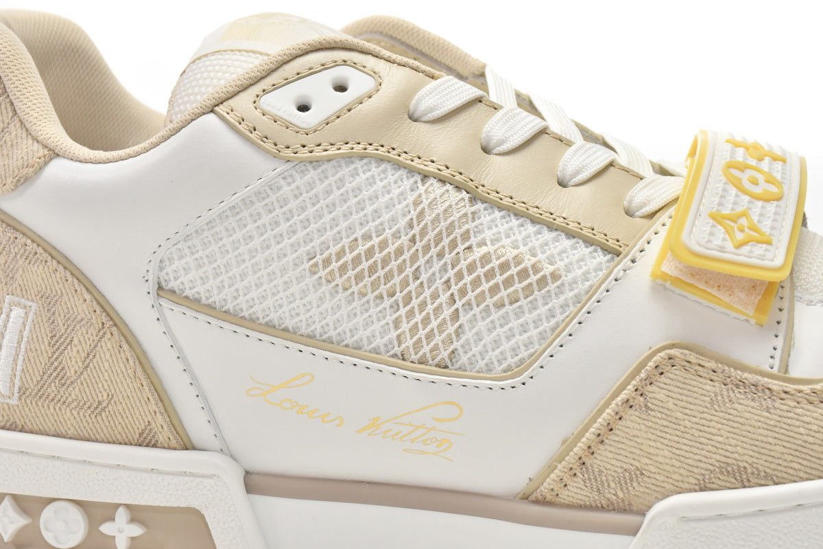 Louis Vuitton Trainer ‘Beige Cloth Cover’