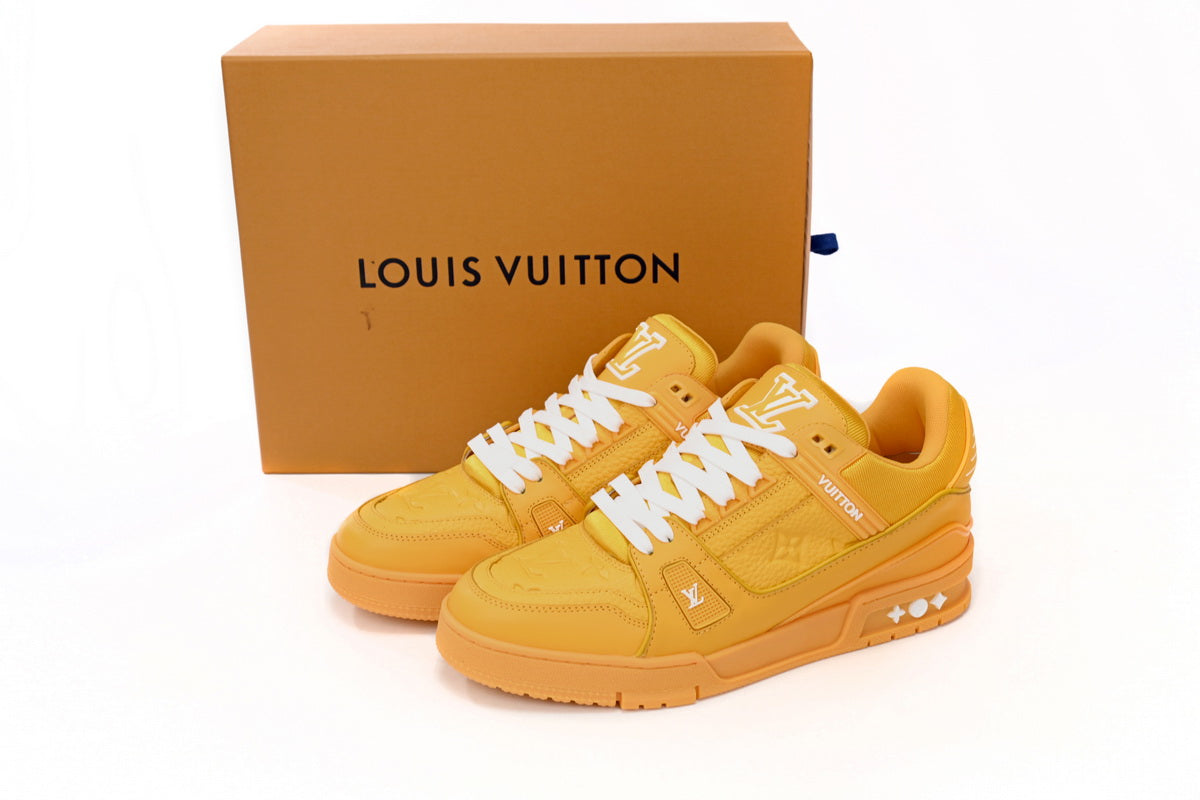 Louis Vuitton Trainer ‘ All Yellow Embossing'