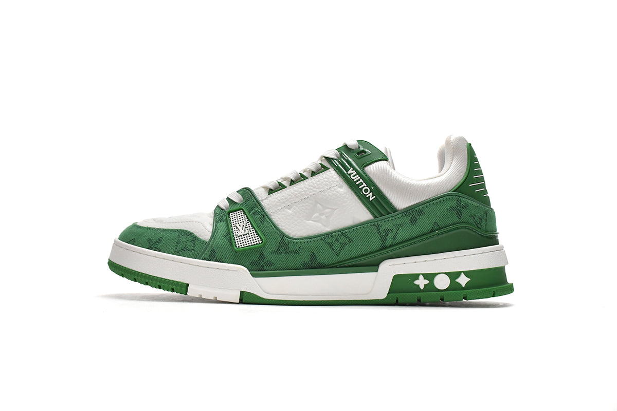 Louis Vuitton Trainer ‘Green Cloth Surface'