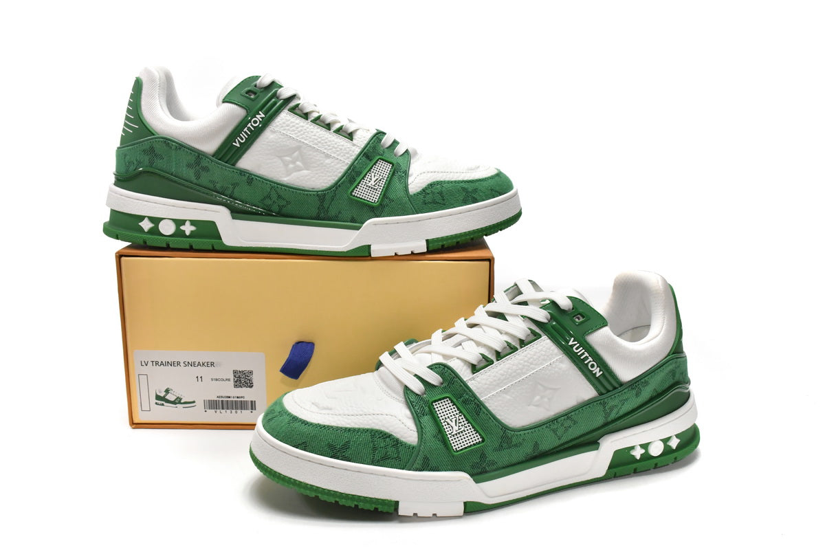 Louis Vuitton Trainer ‘Green Cloth Surface'