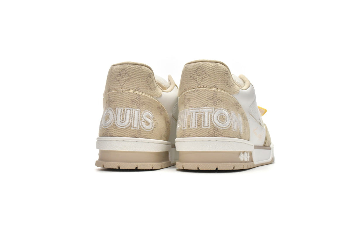 Louis Vuitton Trainer ‘Beige Cloth Cover’