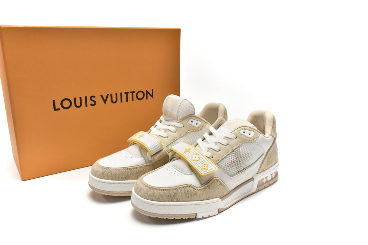 Louis Vuitton Trainer ‘Beige Cloth Cover’