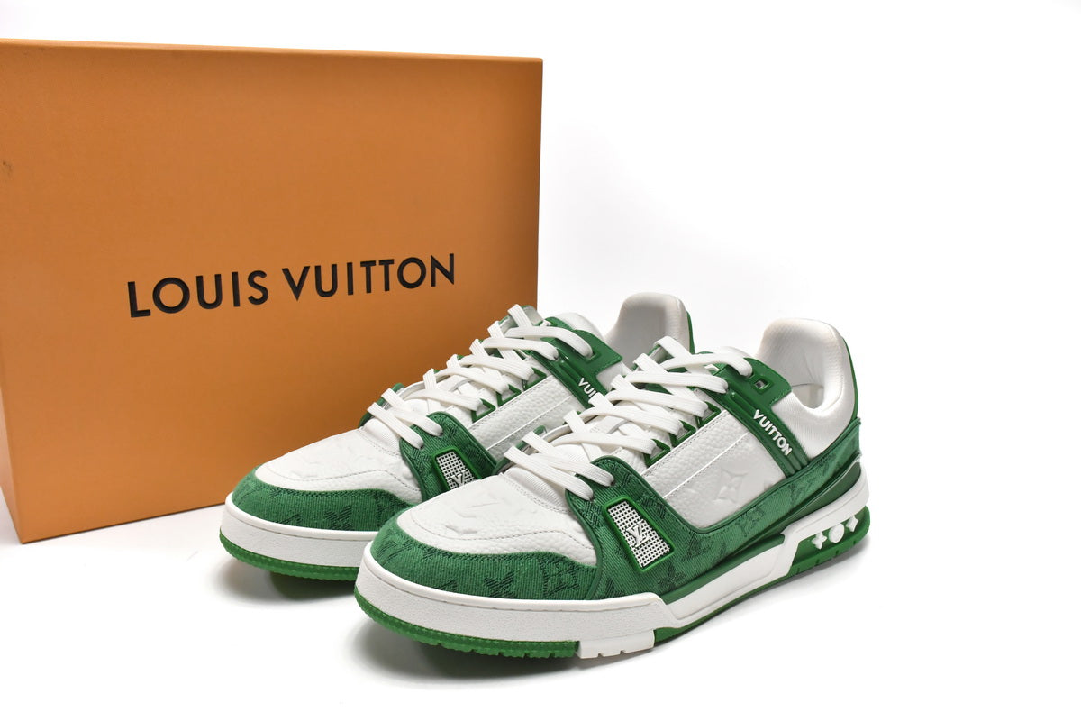 Louis Vuitton Trainer ‘Green Cloth Surface'