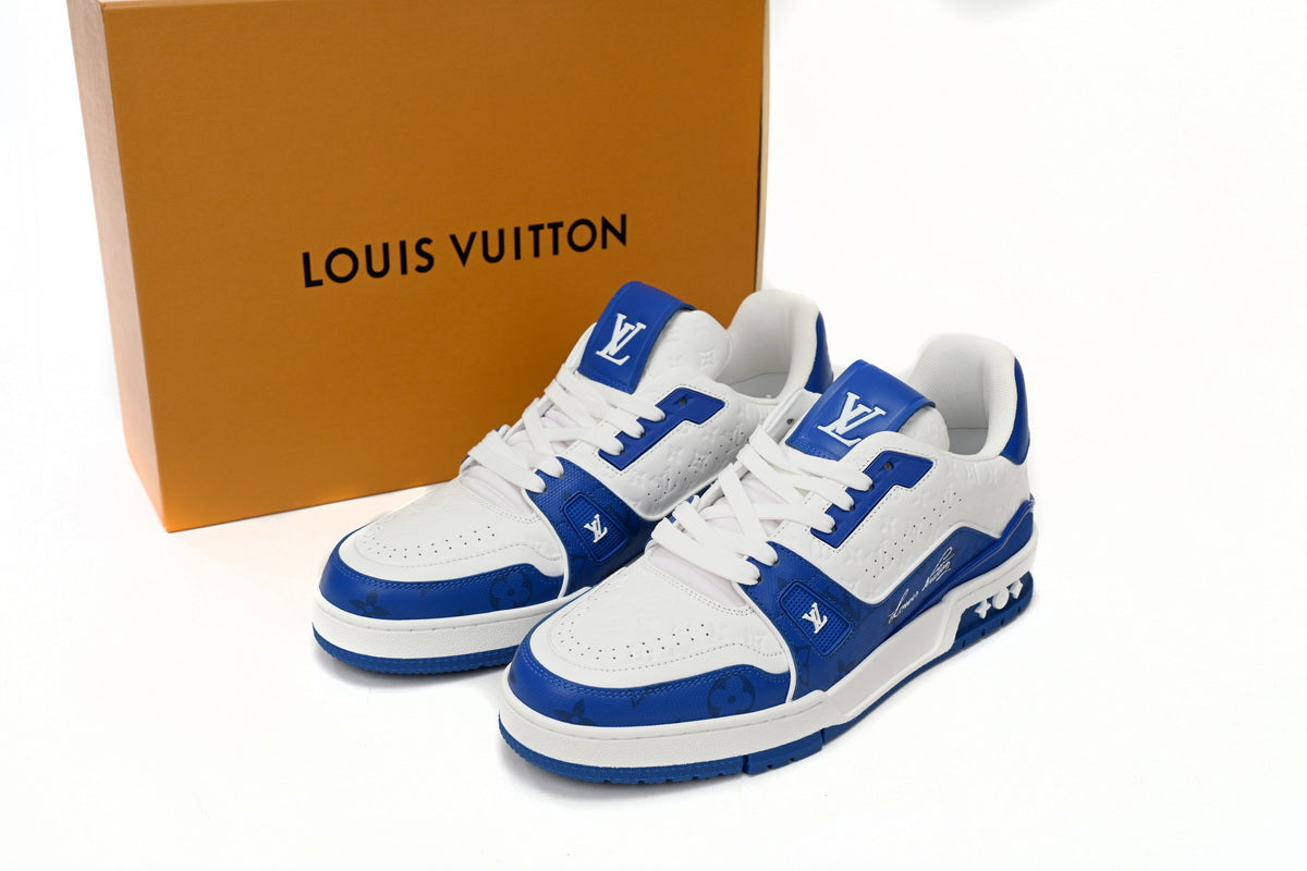 Louis Vuitton Trainer ‘White Blue'