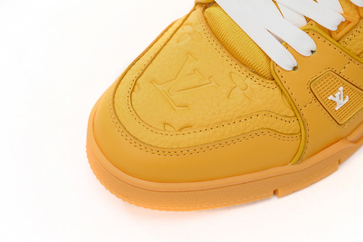 Louis Vuitton Trainer ‘ All Yellow Embossing'