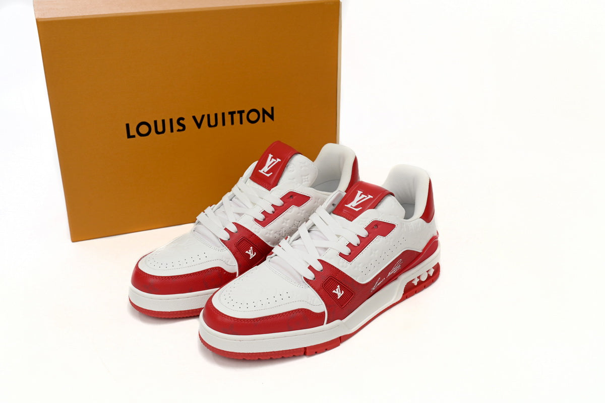 Louis Vuitton Trainer ‘White Red'