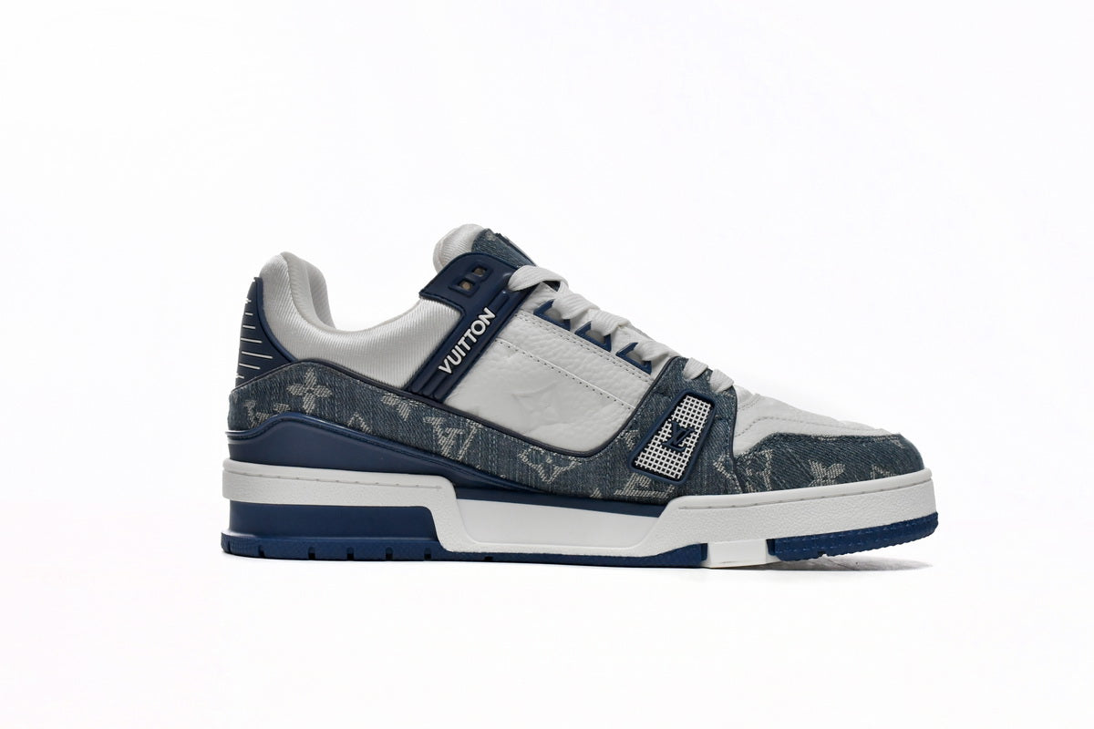 Louis Vuitton Trainer ‘All Blue Embossing'