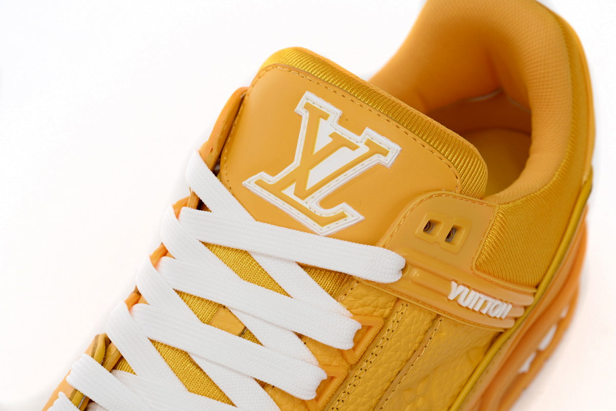 Louis Vuitton Trainer ‘ All Yellow Embossing'