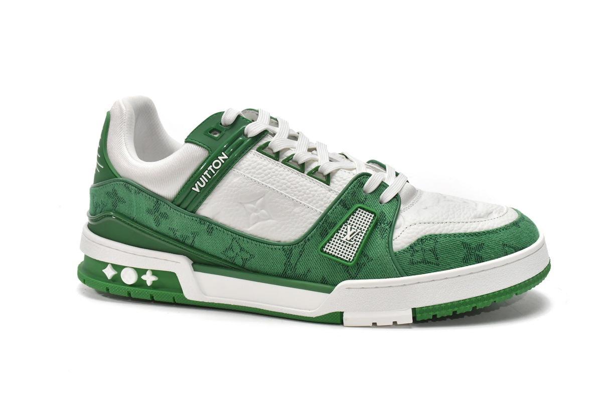 Louis Vuitton Trainer ‘Green Cloth Surface'