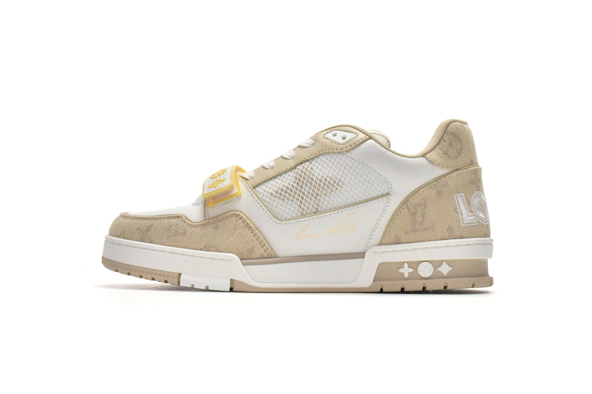 Louis Vuitton Trainer ‘Beige Cloth Cover’