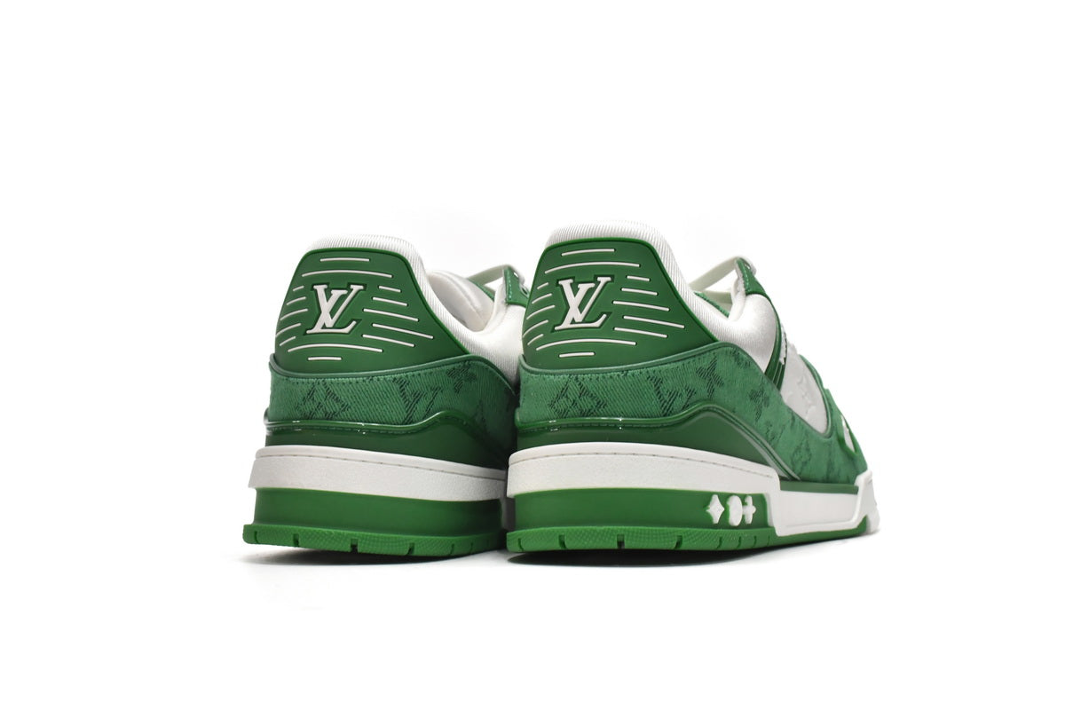 Louis Vuitton Trainer ‘Green Cloth Surface'