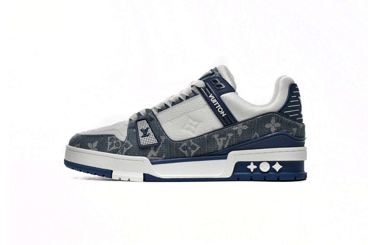 Louis Vuitton Trainer ‘All Blue Embossing'