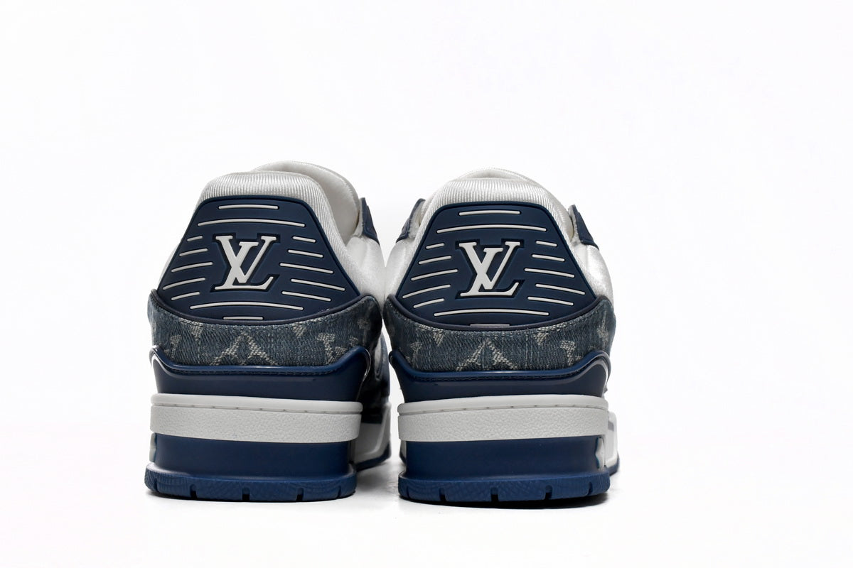 Louis Vuitton Trainer ‘All Blue Embossing'