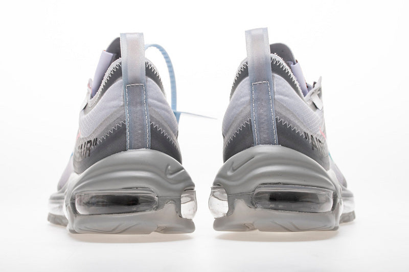 Air max 97 hot sale off white silver