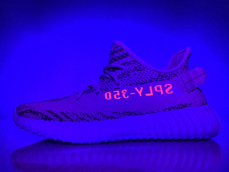 Yeezy cream clearance black light