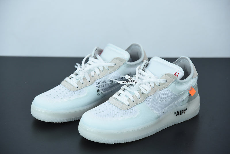 Off white x nike air force 1 low the 2024 ten