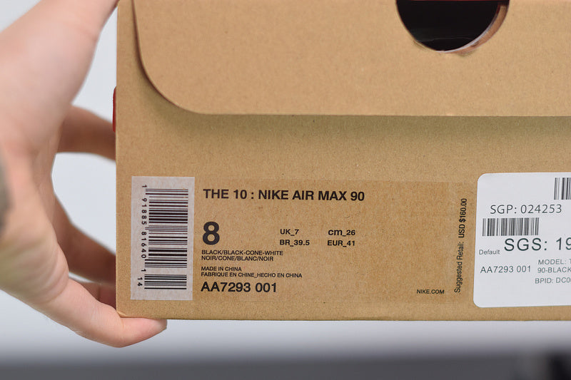 Nike Air Max 90 x OFF-White 'Black'
