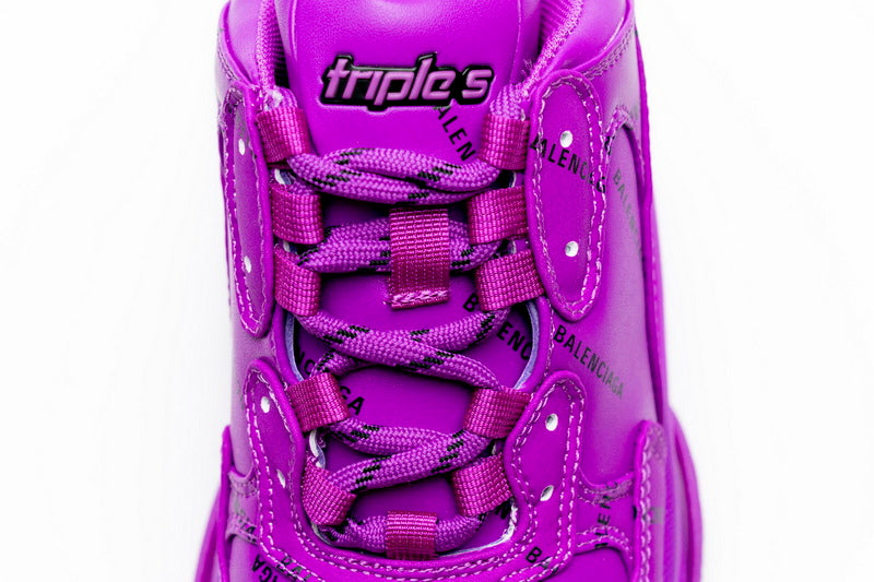Balenciaga Triple S 'All Over Logo - Purple'