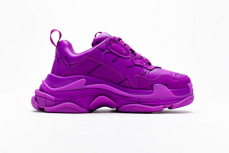 Balenciaga Triple S 'All Over Logo - Purple' – Sole Exotica