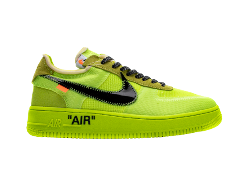 Nike x OFF-White Air Force 1 Low 'Volt' – Sole Exotica